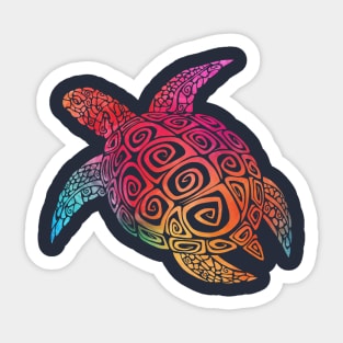 Mandala turtle Sticker